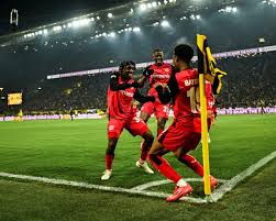 Bayer 04 Leverkusen speelde met 3-3 gelijk tegen SV Werder Bremen.